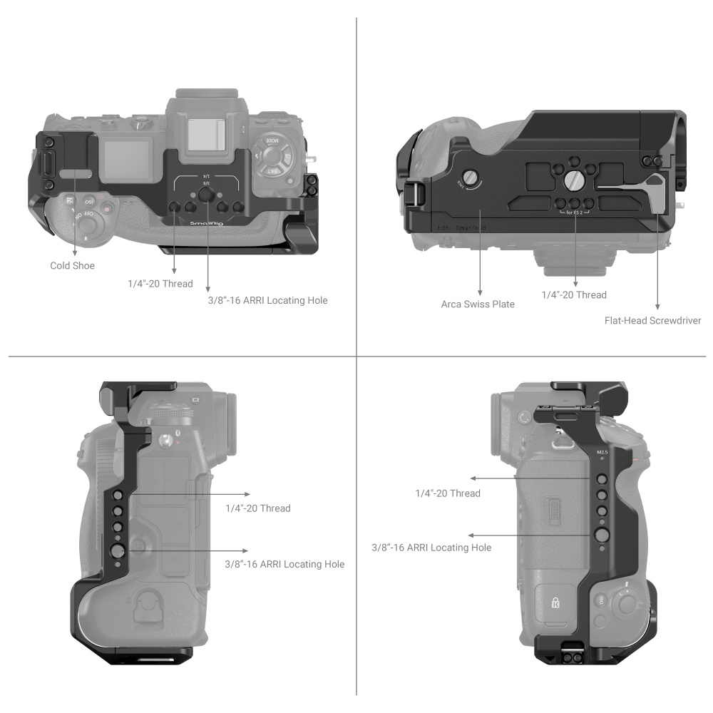 SmallRig Camera Cage za Nikon Z9 3195 - 2